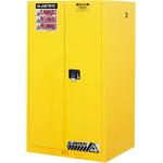 Sure-Grip® EX Safety Cabinets w/ Manual Doors, 60 gal, 65"H x 34"W x 34"D, Yellow – FM, NFPA, OSHA
